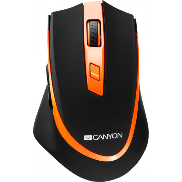 

Мышь CANYON Wireless Black/Orange (CNS-CMSW13BO), CNS-CMSW13BO