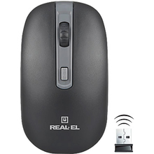 Миша REAL EL RM-303 Wireless Black/Grey (EL123200021)