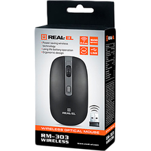 Миша REAL EL RM-303 Wireless Black/Grey (EL123200021)