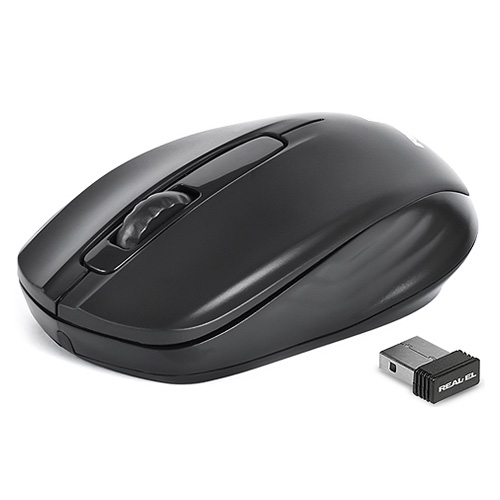 Миша REAL EL RM-304 Wireless black (EL123200017) Тип підключення бездротове