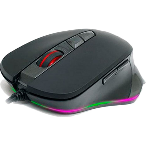 Мышь REAL EL RM-780 Gaming RGB black-grey (EL123200023) Проводное подключение USB