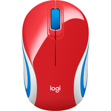 Миша LOGITECH Wireless Mini Mouse M187 Red (L910-002732)