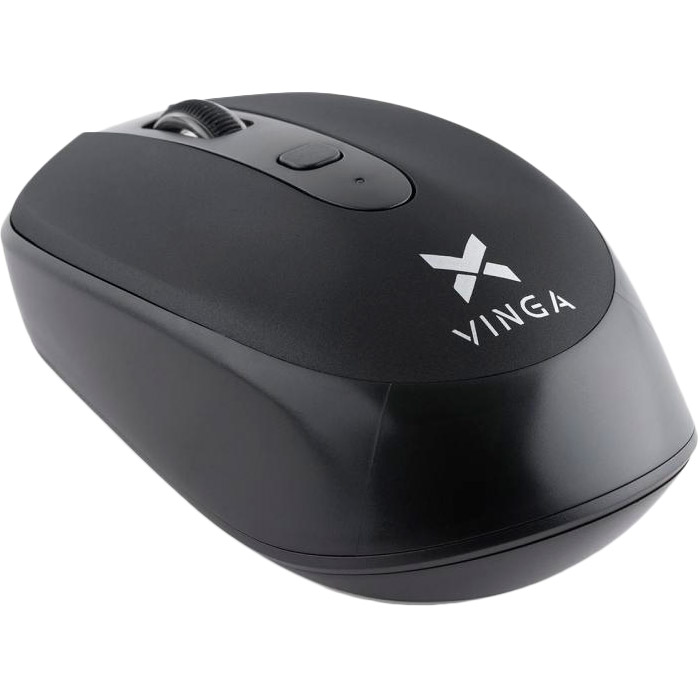 Мышь VINGA MSW-908 Silent Click Black Беспроводное подключение RF