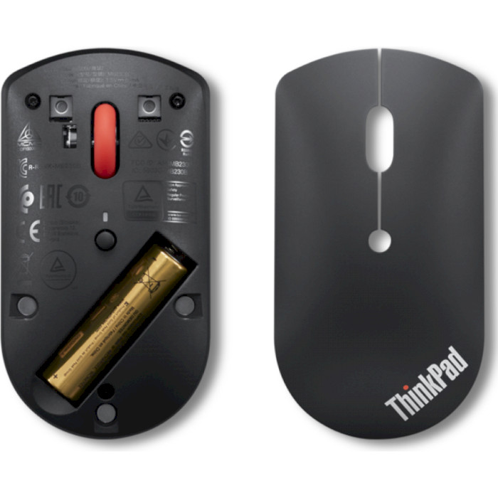 Миша LENOVO ThinkPad Bluetooth Silent Mouse (4Y50X88822) Тип сенсора оптичний