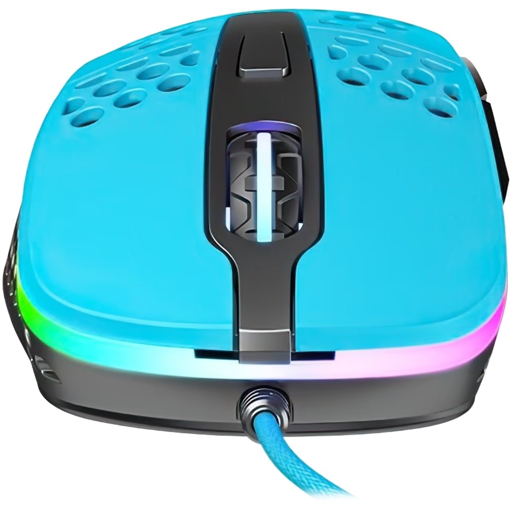 Зовнішній вигляд Миша XTRFY M4 RGB Miami Blue (XG-M4-RGB-BLUE)