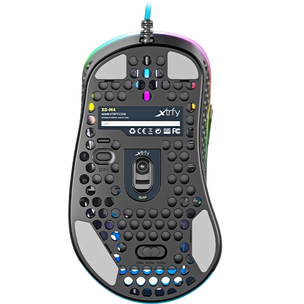 Фото Мышь XTRFY M4 RGB Miami Blue (XG-M4-RGB-BLUE)