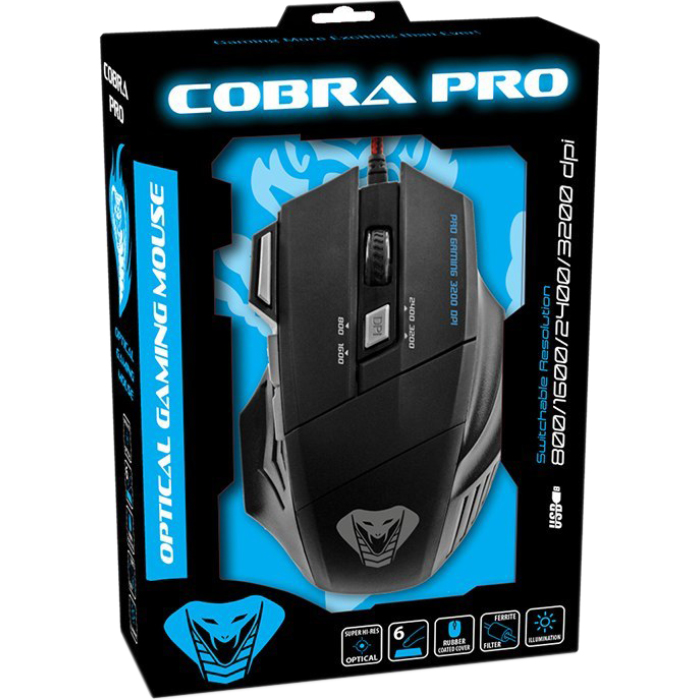 Мышь MEDIA-TECH Cobra Pro (MT1115) Тип сенсора оптический