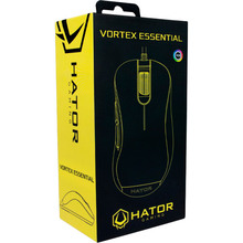 Мышь HATOR Vortex Essential Black (HTM-311)