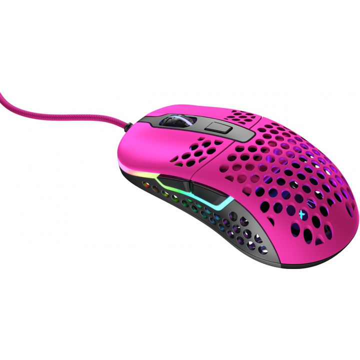 Миша Xtrfy M42 RGB USB Pink (XG-M42-RGB-PINK) Дротове підключення USB