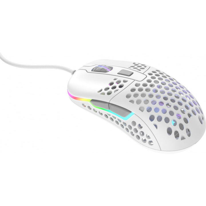 Миша Xtrfy M42 RGB USB White (XG-M42-RGB-WHITE) Дротове підключення USB