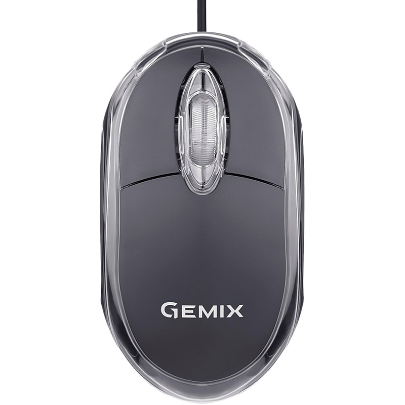 Миша GEMIX GM105 Black USB (GM105BK)