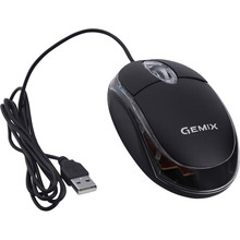 Миша GEMIX GM105 Black USB (GM105BK)