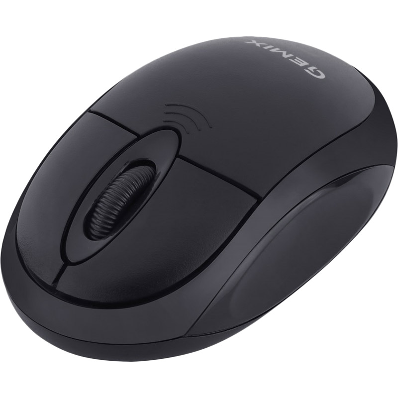 Миша GEMIX GM185 Black (GM185BK) Бездротове підключення RF