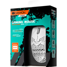 Миша CANYON Puncher GM-11 Gaming White (CND-SGM11W)