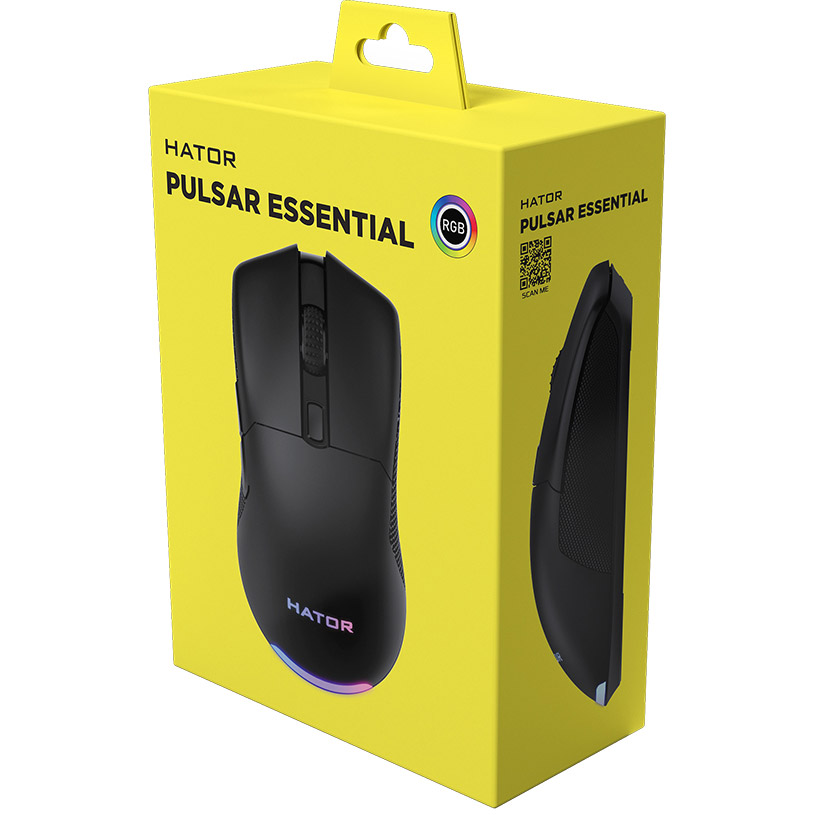 Фото Миша Hator Pulsar Essential Black (HTM-312)