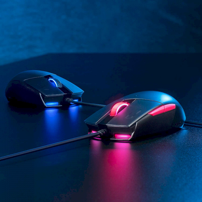 Миша ASUS ROG Strix Impact II Electro Punk USB RGB Black (90MP01U0-BMUA00) Розподільча здатність сенсору 6200