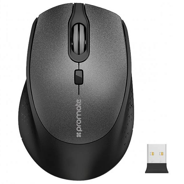 

Мышь PROMATE Clix-5 Wireless Black (clix-5.black), Clix-5 Wireless Black
