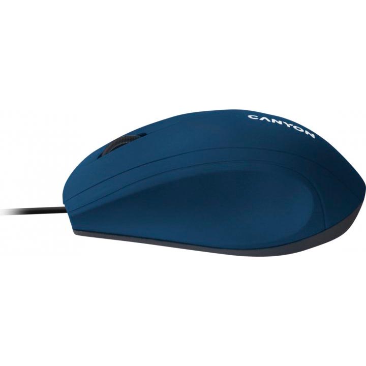 Мышь CANYON M-05 USB Blue (CNE-CMS05BL) Проводное подключение USB