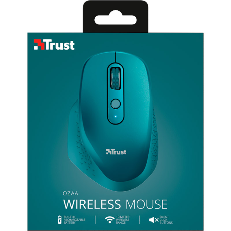 Замовити Миша TRUST OZAA RECHARGEABLE WL Blue (24034)