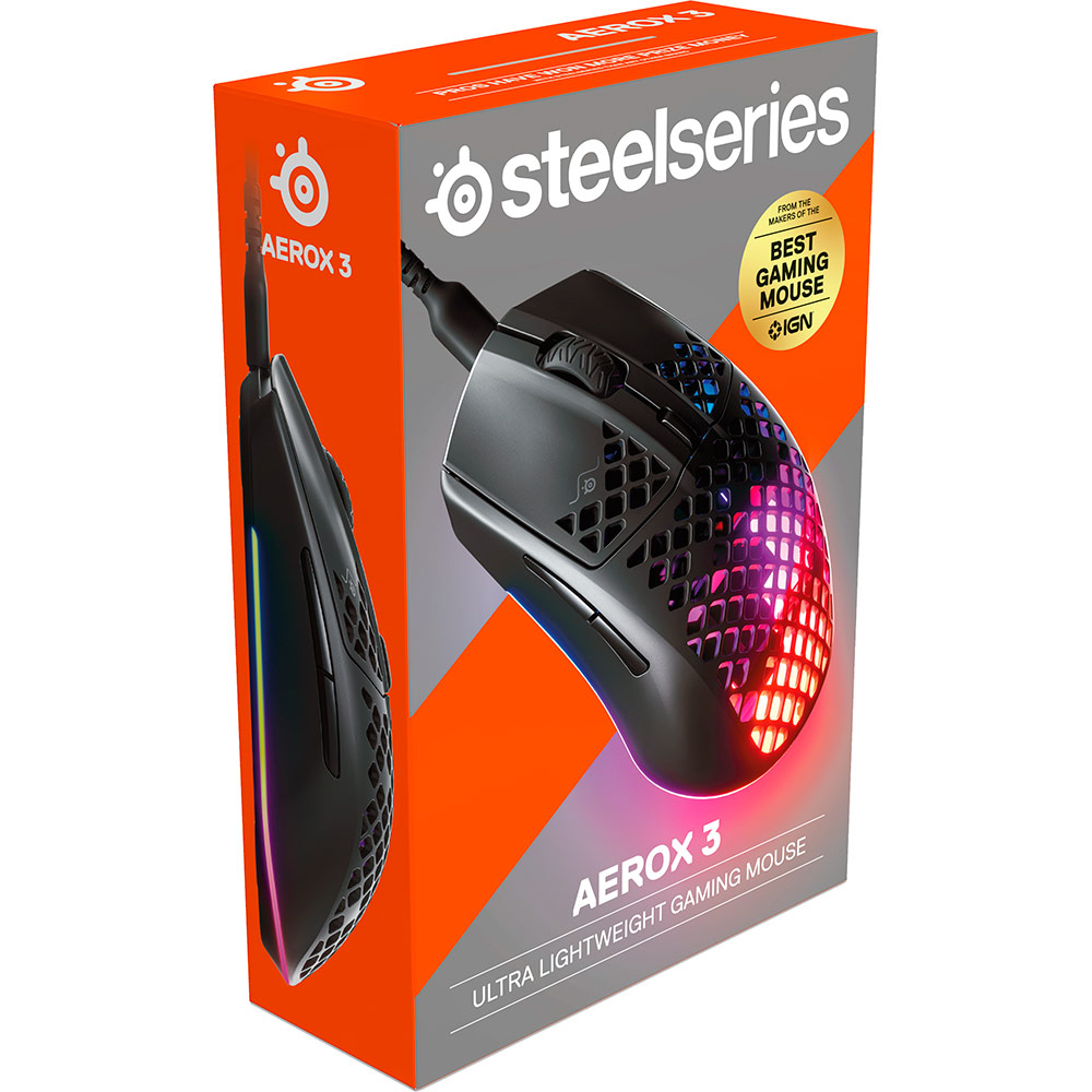 Миша SteelSeries Aerox 3 USB Black (SS62599) Розподільча здатність сенсору 8500