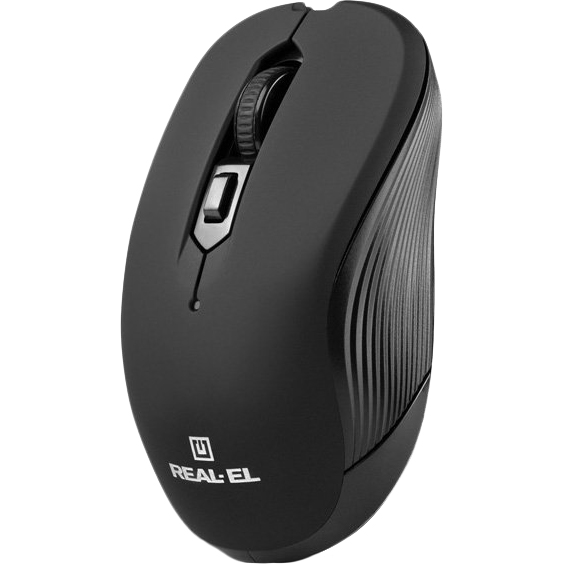 Миша Real-El RM-330 Wireless Black (EL123200035) Тип підключення бездротове