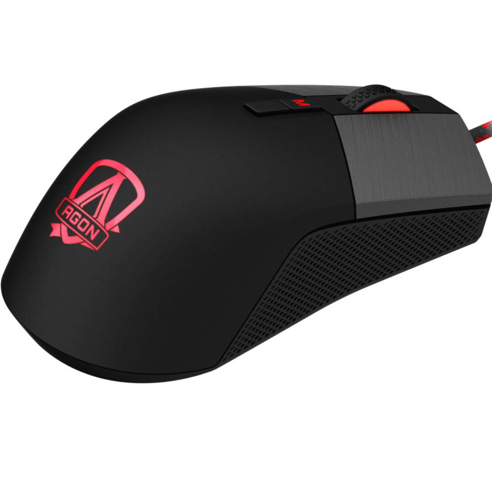 Миша AOC AGON AGM700 RGB Black (AGM700DRCR) Дротове підключення USB