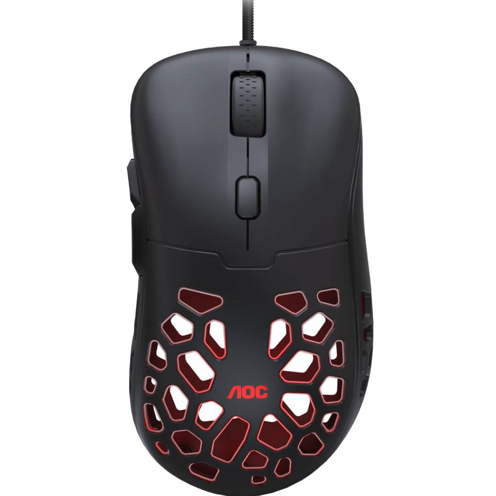 

Мышь AOC GM510B RGB Ultra-Light Black (GM510B), GM510B, RGB Ultra-Light чорна