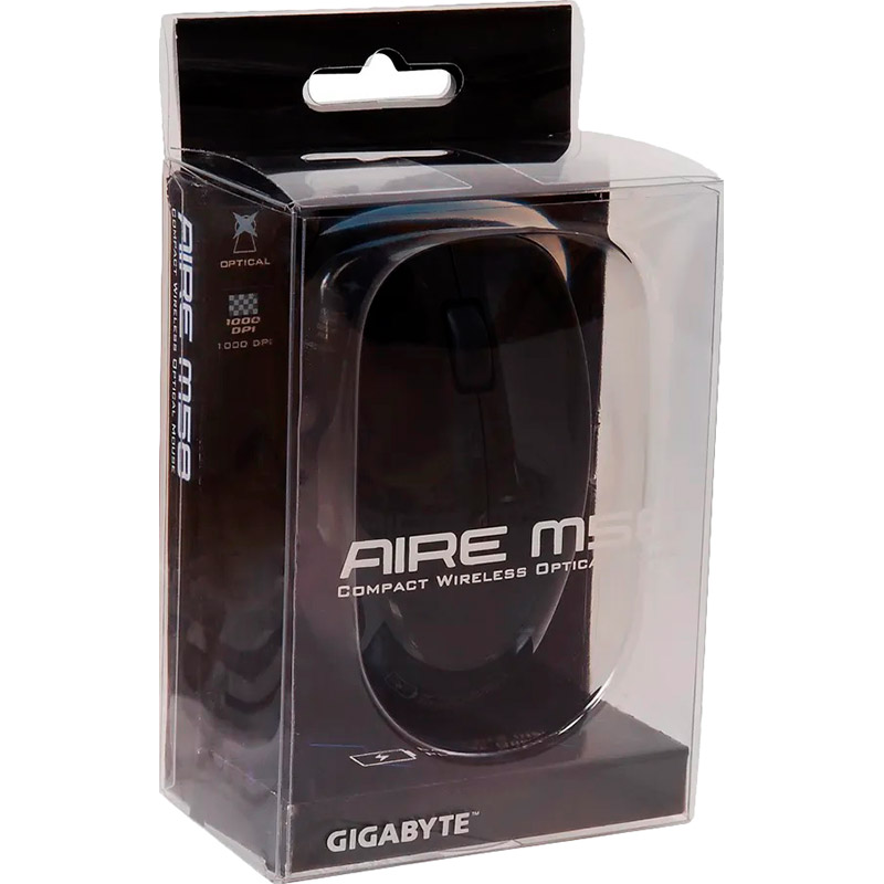 Миша GIGABYTE M58 USB Black (4719331547158) Розподільча здатність сенсору 1000