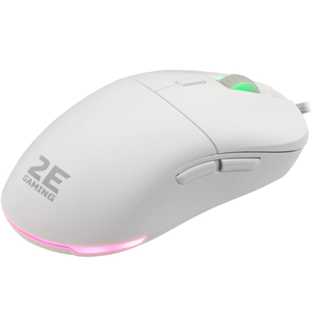 Миша 2E GAMING HyperDrive Lite RGB White (2E-MGHDL-WT) Дротове підключення USB