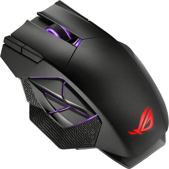 Миша ASUS ROG Spatha X WL/USB Black (90MP0220-BMUA00) Тип підключення бездротове