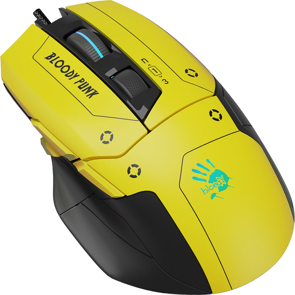 Мышь A4TECH Bloody W70 Max Punk Yellow Тип подключения проводное