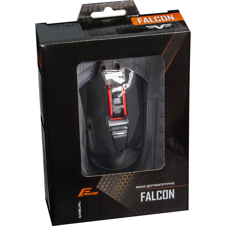 Покупка Мышь FRIME Falcon Black USB (FMC1980)