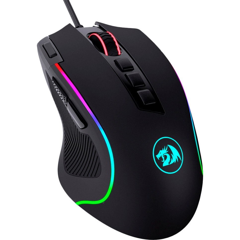 Миша Redragon Predator M612 RGB Black (78005) Тип підключення дротове