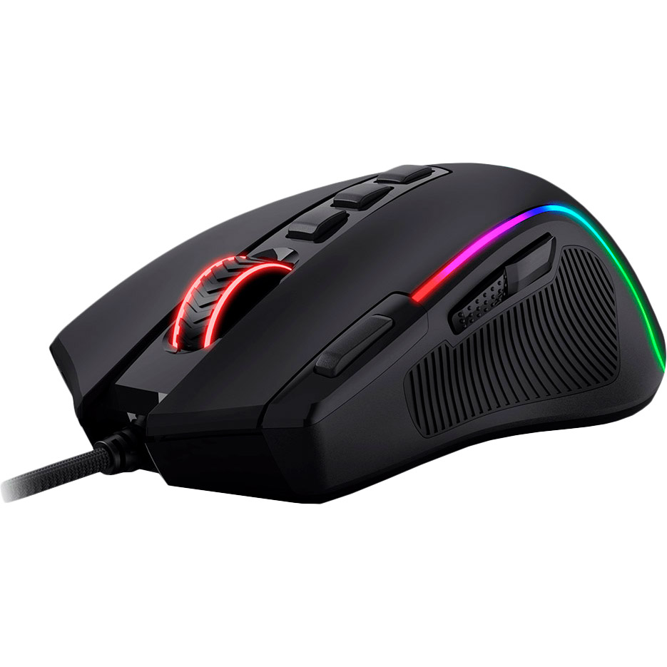 Миша Redragon Predator M612 RGB Black (78005) Тип сенсора оптичний