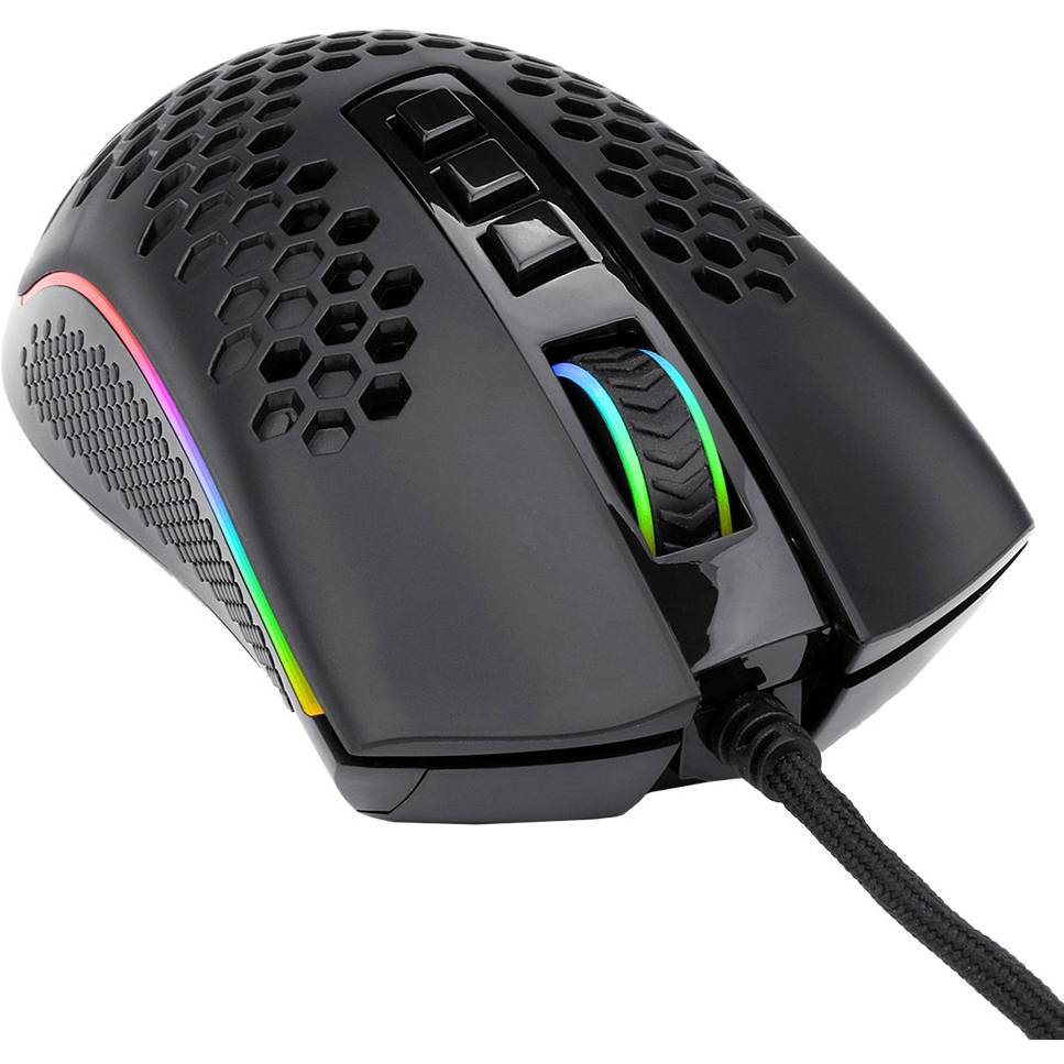 Мышь REDRAGON Storm M808 RGB Optical Ultralight Black (77854) Тип сенсора оптический