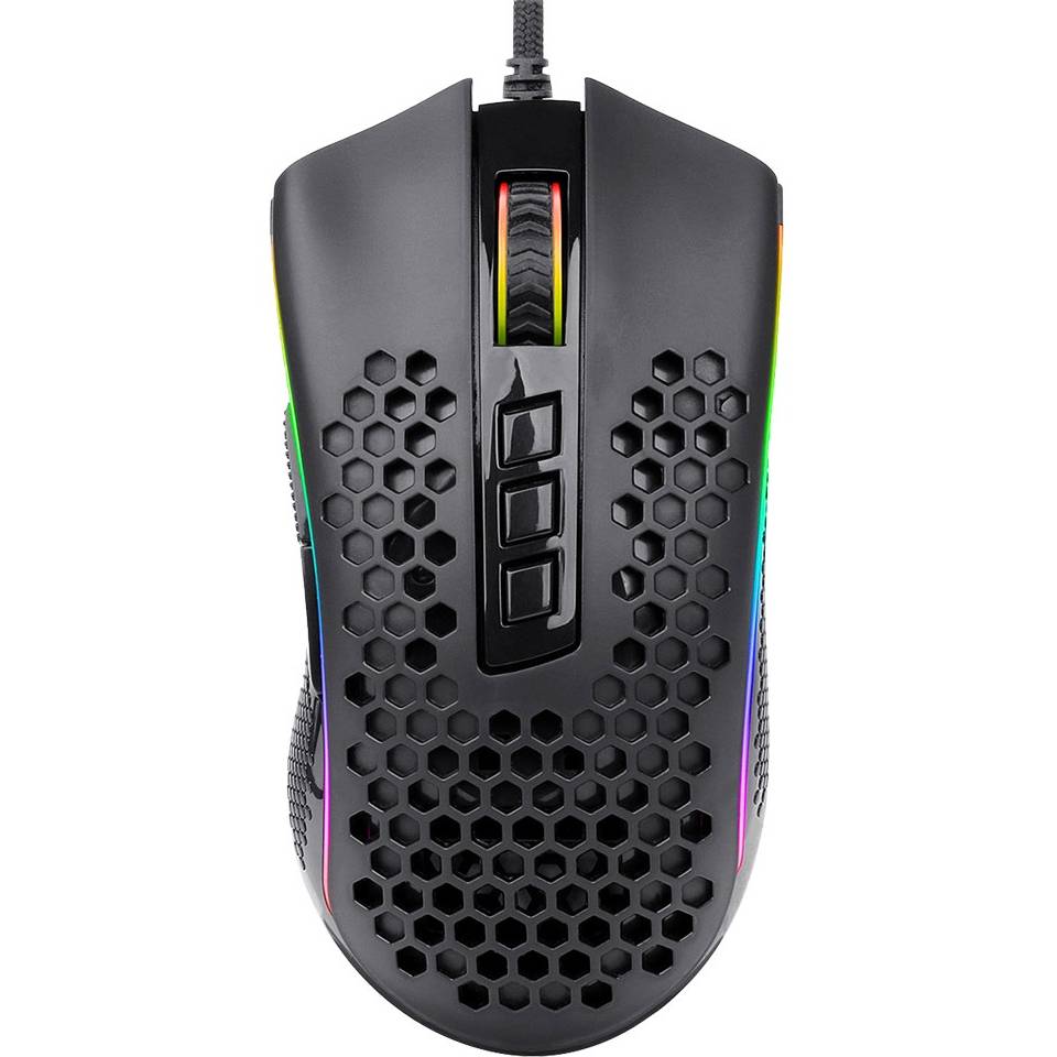 

Мышь REDRAGON Storm M808 RGB Optical Ultralight Black (77854), Storm M808 RGB Optical, Ultralight чорна (77854)