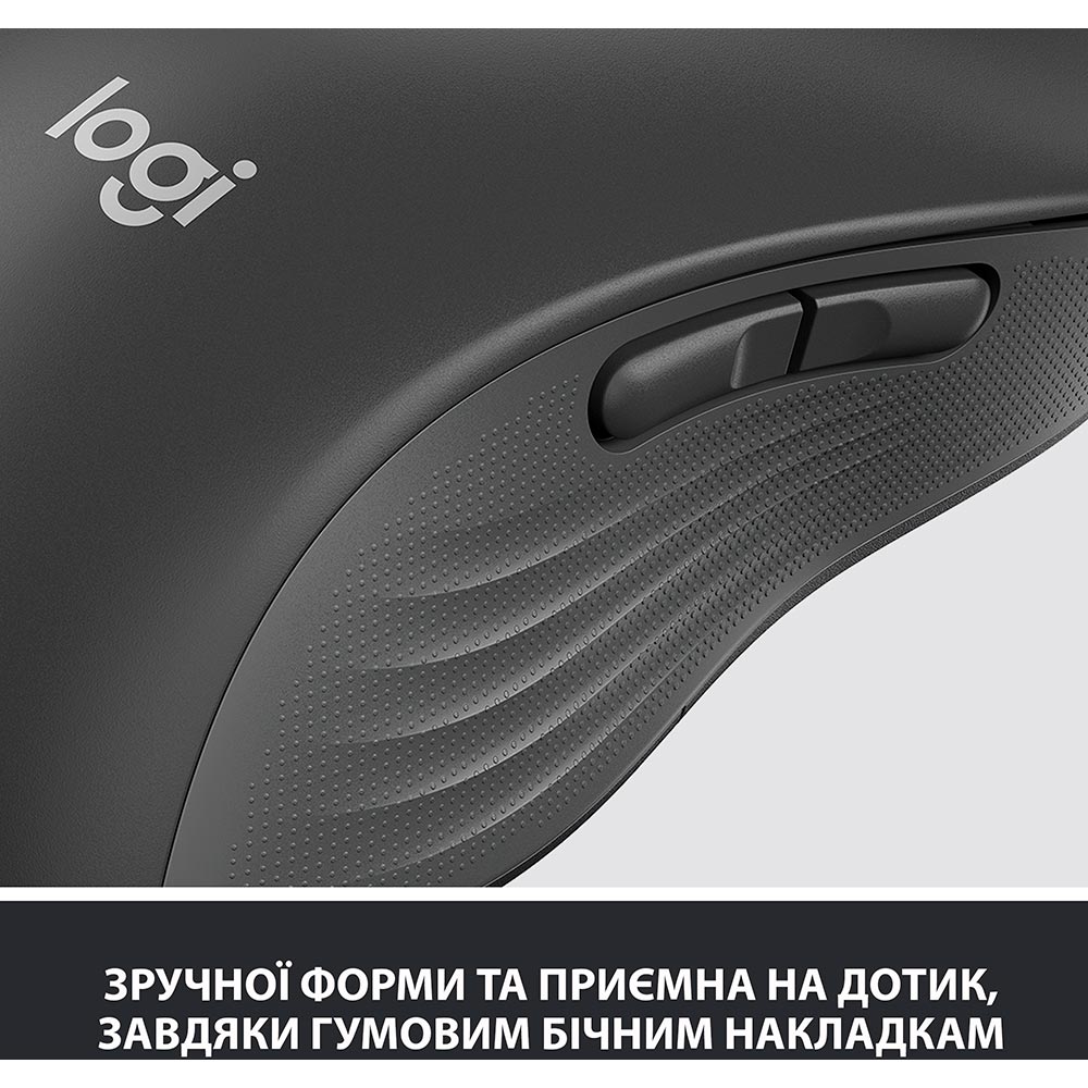 Внешний вид Мышь Logitech Signature M650 L Wireless Mouse LEFT Graphite (910-006239)