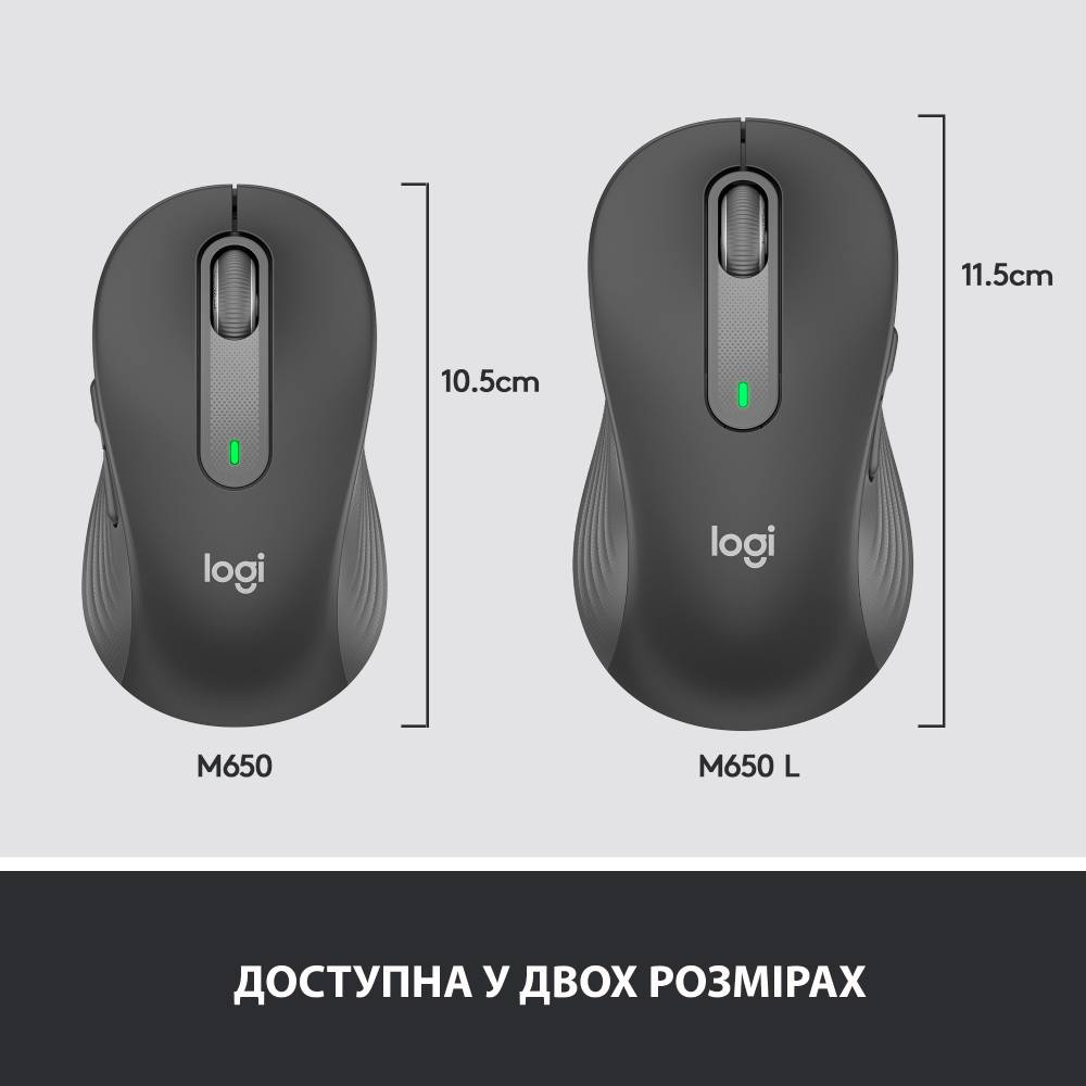 Заказать Мышь LOGITECH Signature M650 Wireless Graphite (910-006253)