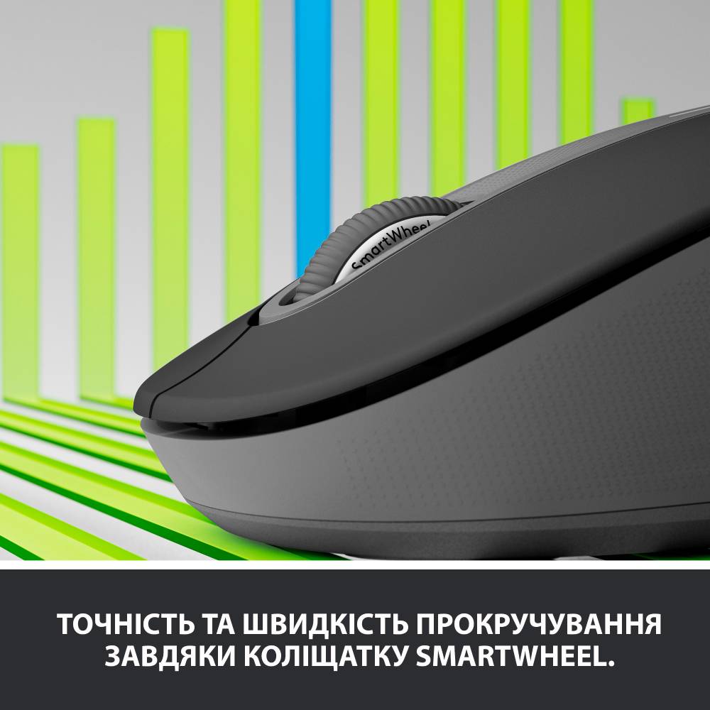 Мышь LOGITECH Signature M650 Wireless Graphite (910-006253) Тип подключения беспроводное