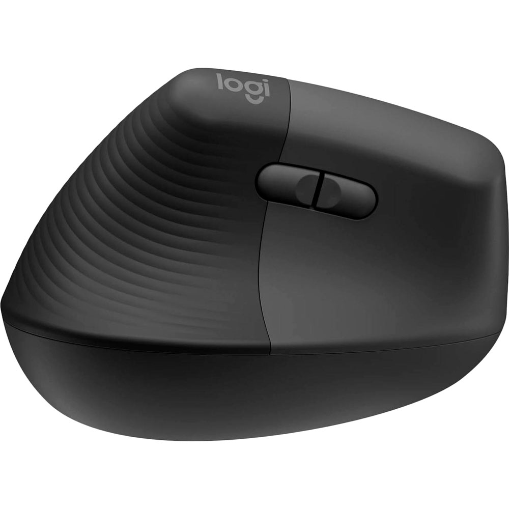 В Україні Миша Logitech Lift Left Vertical Ergonomic Wireless/Bluetooth Graphite (910-006474)