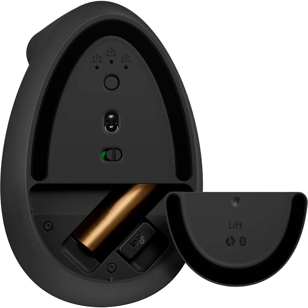 В інтернет магазині Миша Logitech Lift Left Vertical Ergonomic Wireless/Bluetooth Graphite (910-006474)