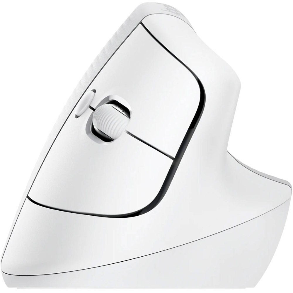 Изображение Мышь Logitech Lift Vertical Ergonomic Wireless/Bluetooth White (910-006475)