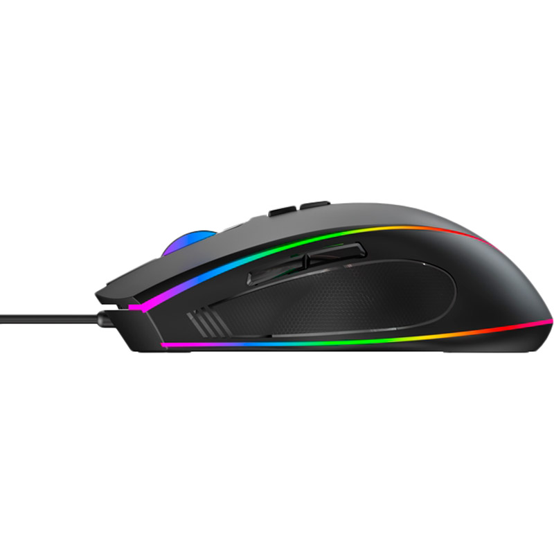 Мышь HAVIT HV-MS1017 RGB Black (26478) Проводное подключение USB