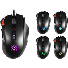 Мышь DEFENDER Oversider GM-917 RGB Black (52917)