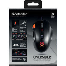 Мышь DEFENDER Oversider GM-917 RGB Black (52917)