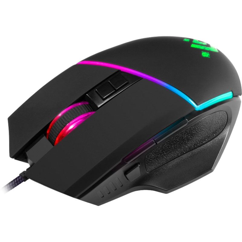 Мышь DEFENDER Warfame GM-880L RGB Black (52880) Тип подключения проводное