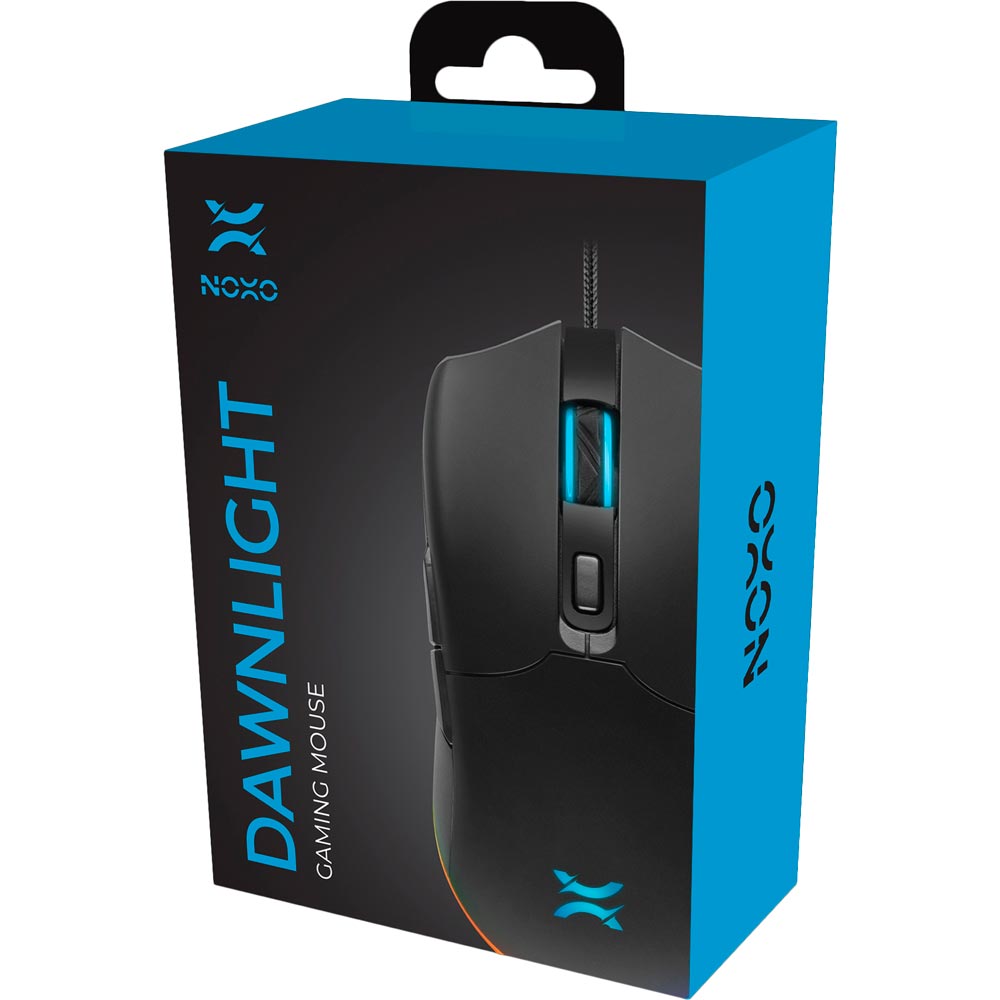 Зовнішній вигляд Миша NOXO Dawnlight Gaming Black (4770070881910)