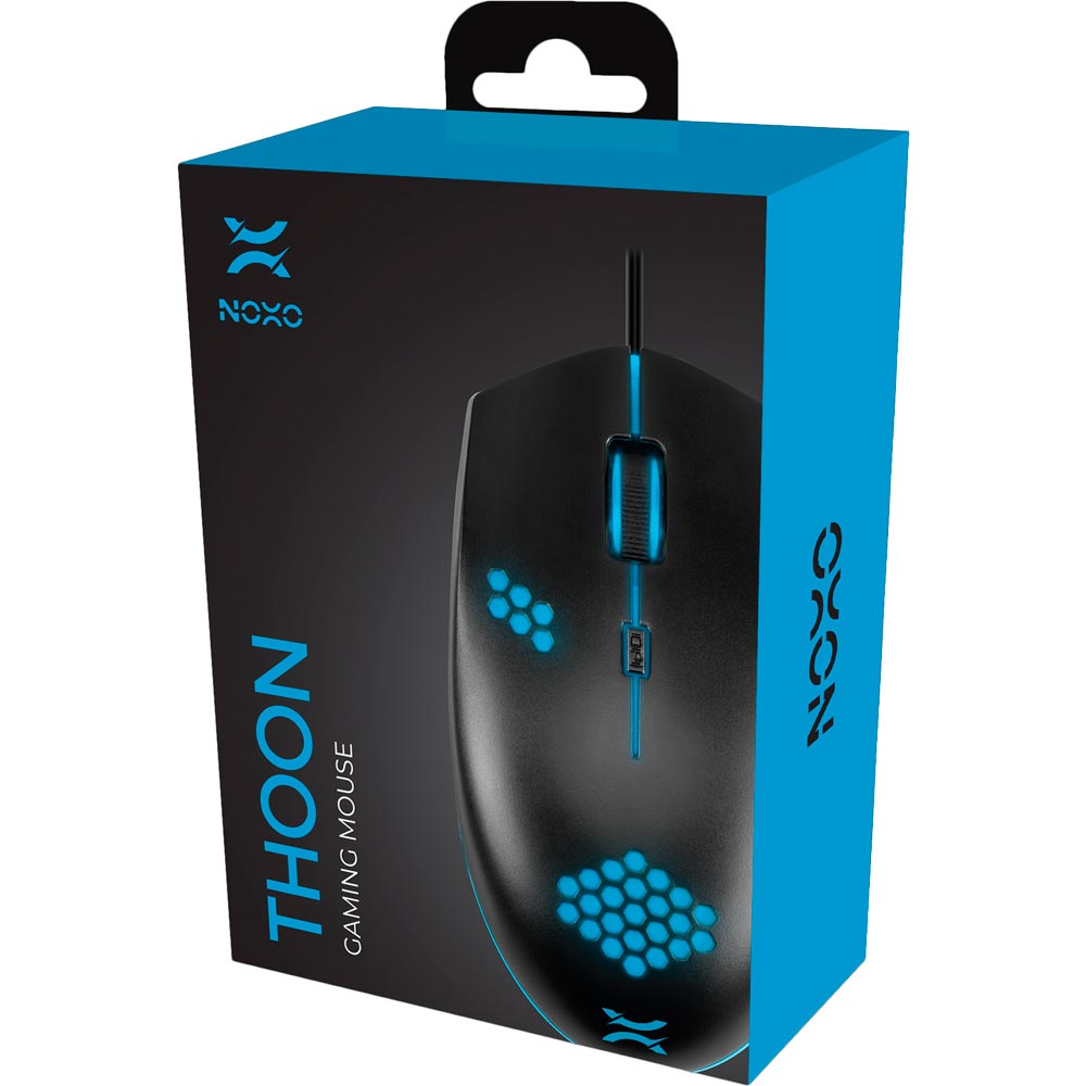 Миша NOXO Thoon Gaming Black (4770070881989) Розподільча здатність сенсору 1800