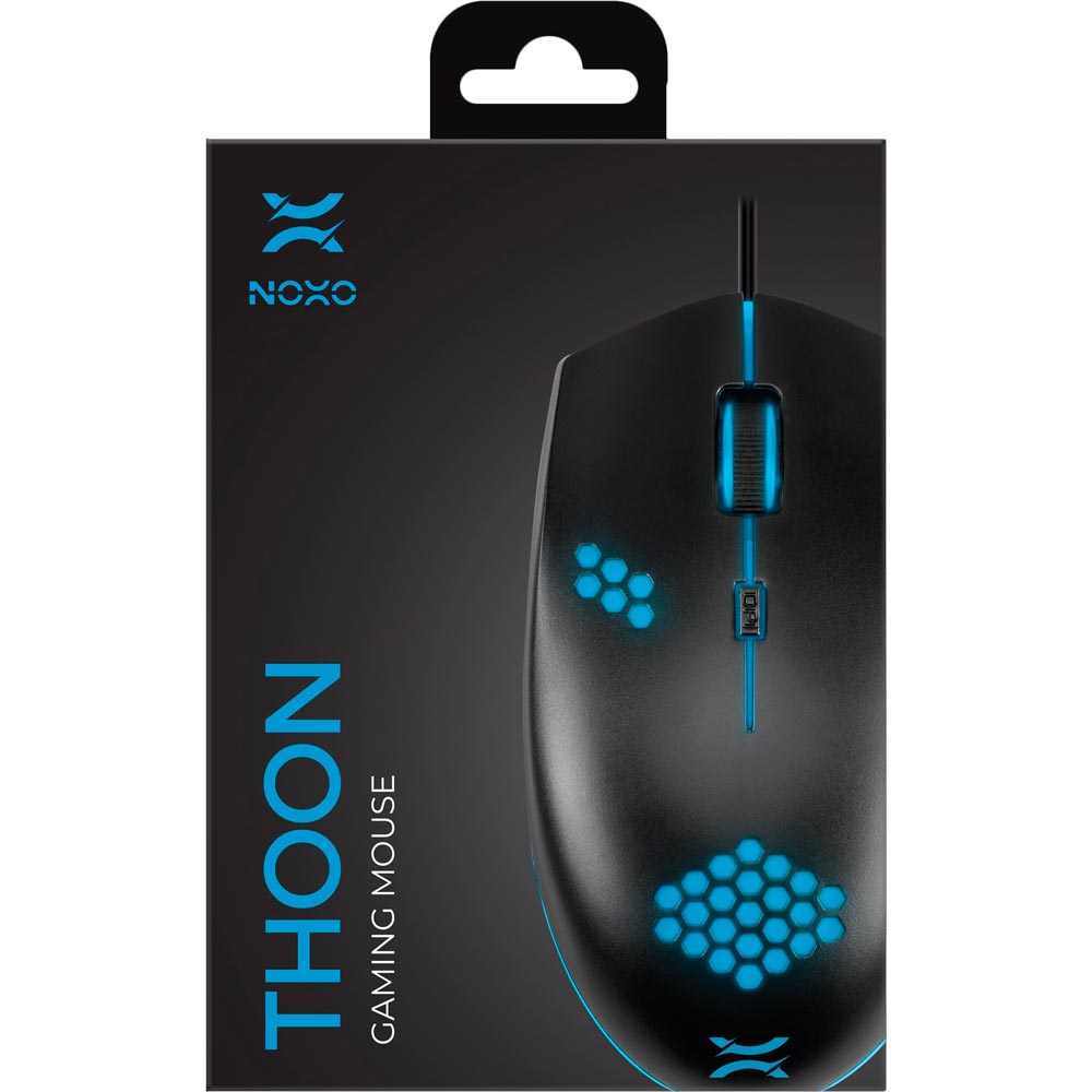 Зовнішній вигляд Миша NOXO Thoon Gaming Black (4770070881989)