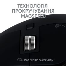 Миша Logitech MX Master 3S для Mac Performance Wireless Mouse Space Grey (910-006571)